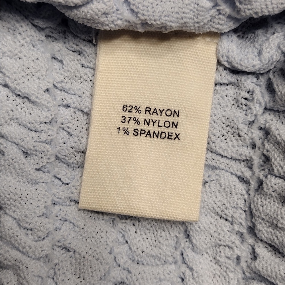 Marled Cloud Blue Knit Top size M brand new w tags - Picture 13 of 13